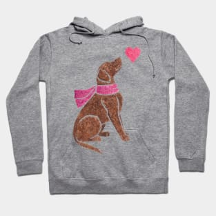 Watercolour Curly-coated Retriever Hoodie